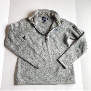 Patagonia Grey Quarter Zip Pullover Size S
